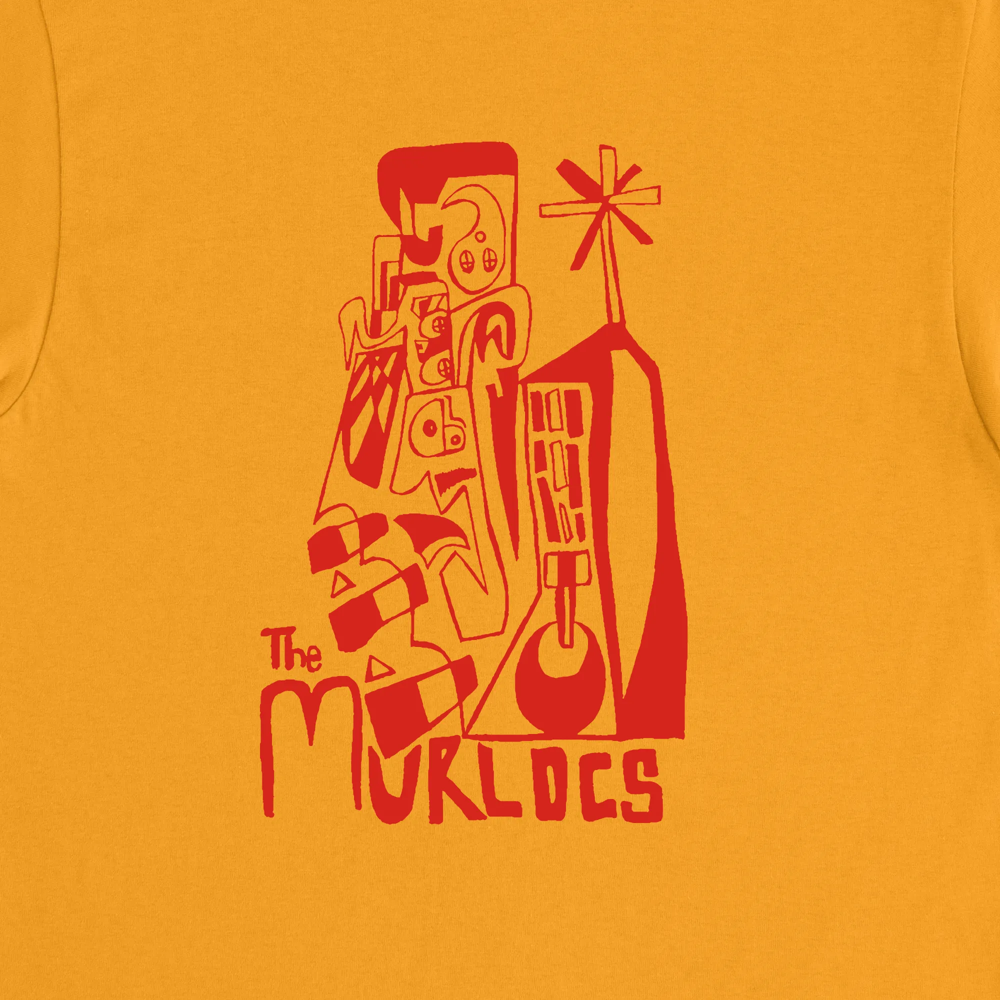 Shrimp Mad House / Gold T-Shirt