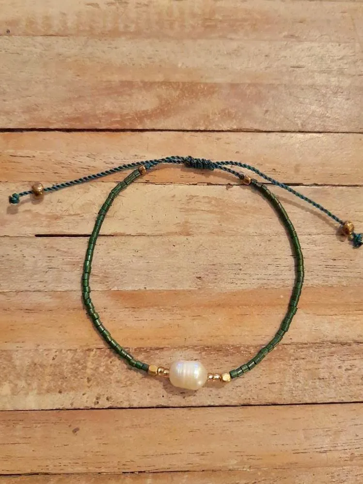 SINGLE WATER PEARL BRACELET 3 Colors