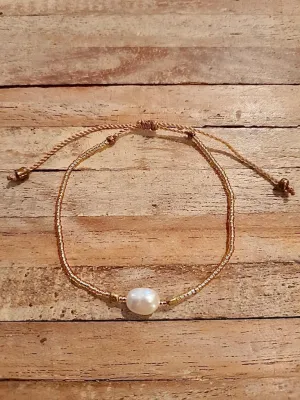 SINGLE WATER PEARL BRACELET 3 Colors