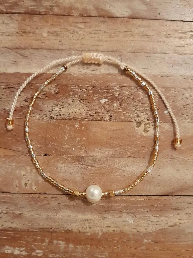 SINGLE WATER PEARL BRACELET 3 Colors