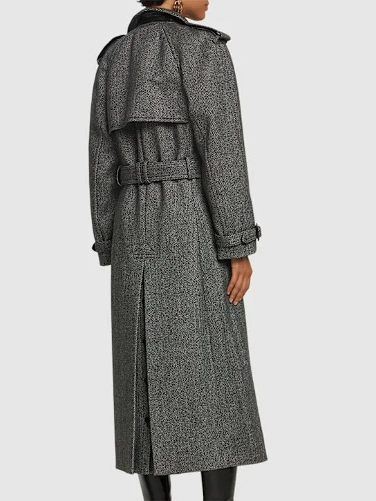 Tom Ford   Wool herringbone coat 