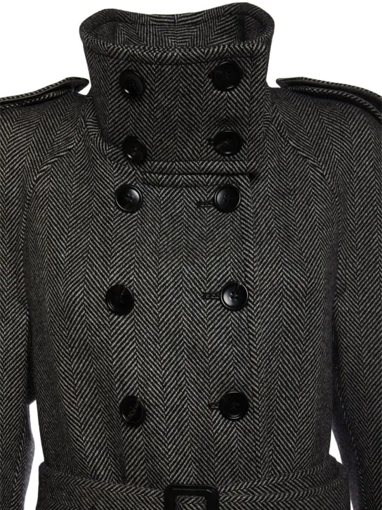 Tom Ford   Wool herringbone coat 