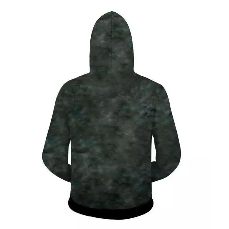 Wolf Printing Hooded Sweater 3D Printing Coat Leisure Sports Sweater Autumn And Winter