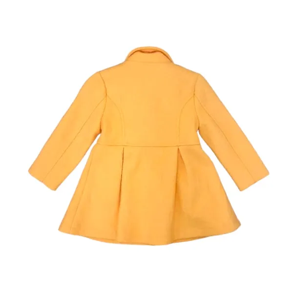 Wooly Dress Coat With Bows